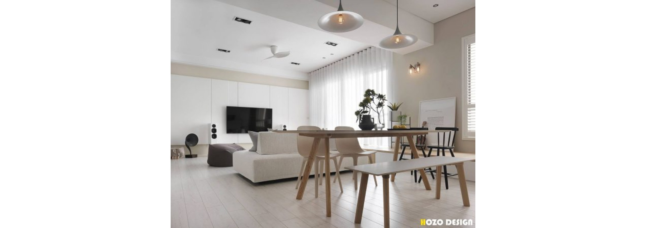 Image showcasing Comfortable and simple Nordic apartment design